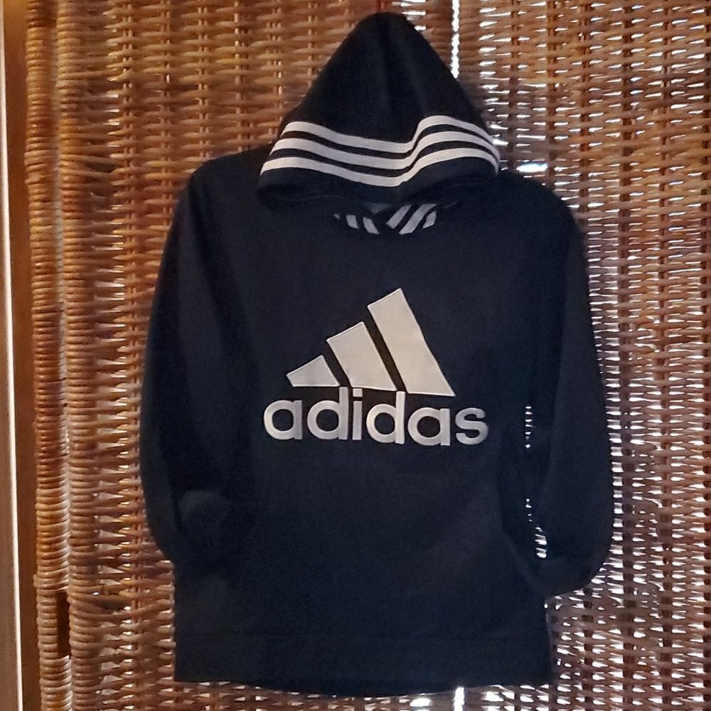 Adidas Hoodie Sweatshirt L 14 16